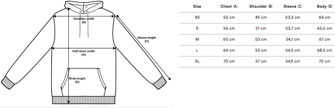 signature regular hoodie grey