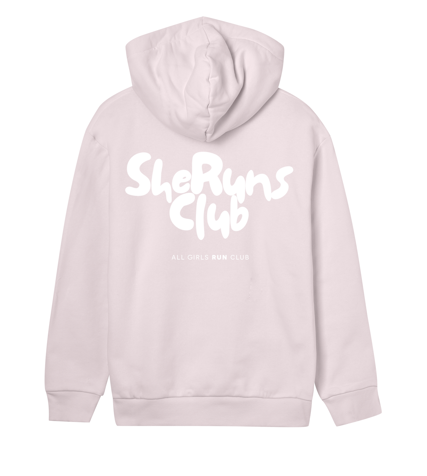signature regular hoodie soft pink