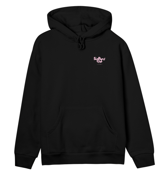 signature regular hoodie off black