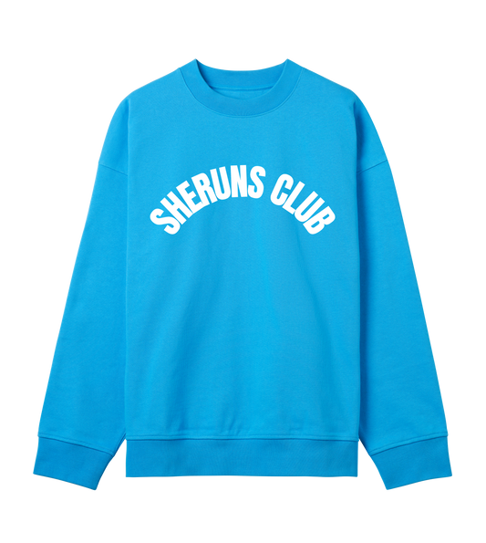 oversize sweatshirt turquoise